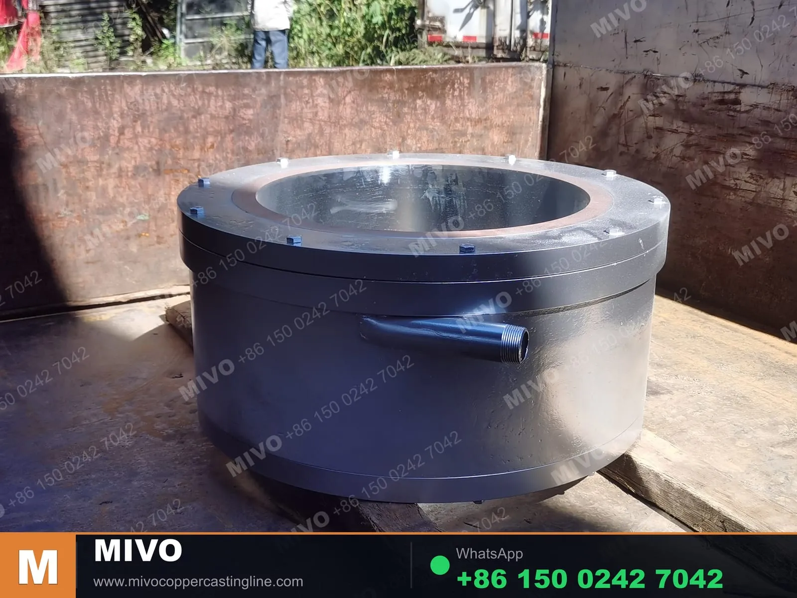 Copper casting mold assembly