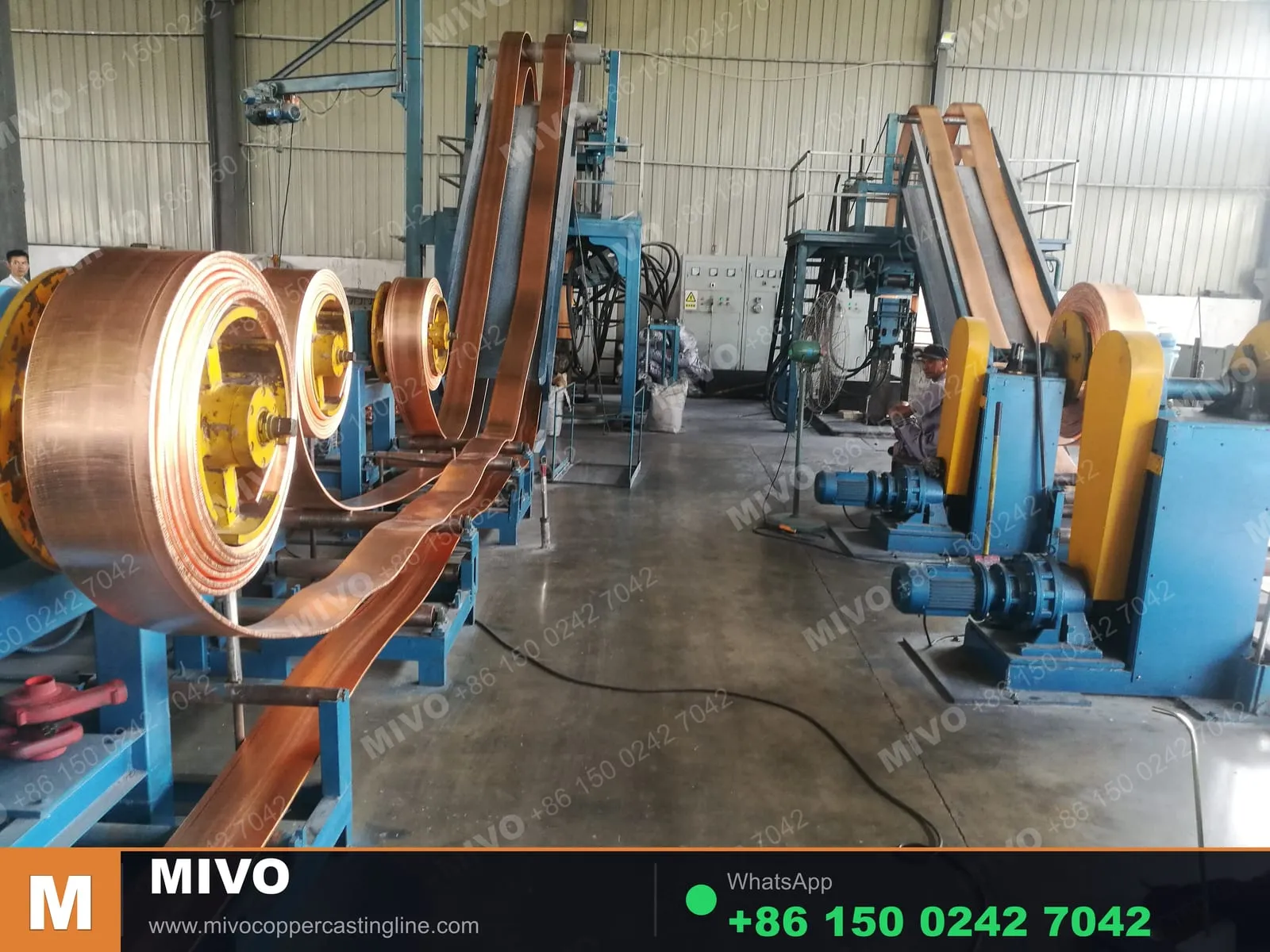 Upward casting production line — complete installation